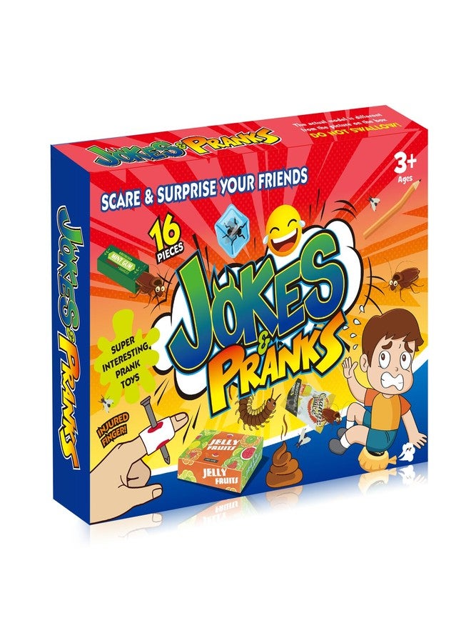 ALLROAD Prank Kit | Pranks for Kids | Joke Box-Ultimate Gift Set 20 Ultimate Practical Jokes and Pranks for Kids | Prank Toys Pack Set Box for Gifts - Image 1